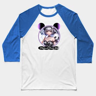 Patchwork Panda Girls Baseball T-Shirt